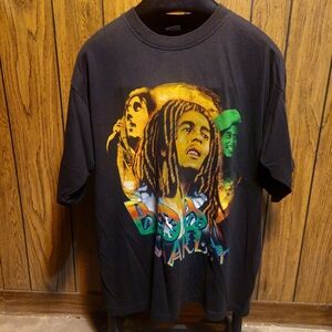 Bob Marley XXL Shirt Graphic Double Sided Yehmon Vintage